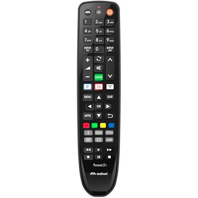 Meliconi Gumbody Personal 5+ Télécommande TV PANASONIC remplace la télécommande d'origine déjà préprogrammée Corps en caoutchouc antichoc. Support web et assistance téléphonique spécialisée Meliconi Gumbody Personal 5+ Télécommande TV PANASONIC remplace la télécommande d'origine déjà préprogrammée Corps en caoutchouc antichoc. Support web et assistance téléphonique spécialisée