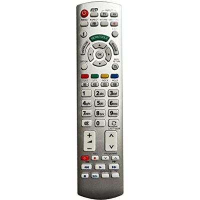 Aurabeam Télécommande de rechange pour Panasonic N2QAYB000504 D1170 TV Viera TX-L32D28EP TX-L37V20E TX-L42G20E TX-P42GW30S TX-P50G20E TX-L32D25E TX-P42G20E TX-L24D35 TX-L335 TX-L32D25E 2G20E. Aurabeam Télécommande de rechange pour Panasonic N2QAYB000504 D1170 TV Viera TX-L32D28EP TX-L37V20E TX-L42G20E TX-P42GW30S TX-P50G20E TX-L32D25E TX-P42G20E TX-L24D35 TX-L335 TX-L32D25E 2G20E.