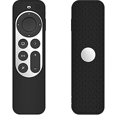 FTRONGRT Étui Coque en Silicone Compatible avec Apple TV 4K 2021 Télécommande, Ultra-Mince et Léger, Anti-Chute, Anti-Collision, Convient pour Le boîtier de télécommande Apple TV 4K 2021.Noir FTRONGRT Étui Coque en Silicone Compatible avec Apple TV 4K 2021 Télécommande, Ultra-Mince et Léger, Anti-Chute, Anti-Collision, Convient pour Le boîtier de télécommande Apple TV 4K 2021.Noir