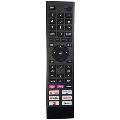 XINFUTE ERF3I80H pour télécommande HISENSE Voice Smart Android TV 43A7G XINFUTE ERF3I80H pour télécommande HISENSE Voice Smart Android TV 43A7G