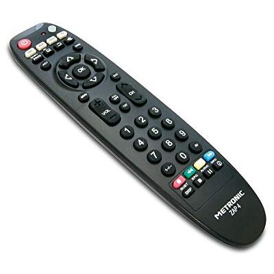 Metronic TCDE ZAP4 TV/Sat/DVD/HiFi Télécommande Universelle Noir Metronic TCDE ZAP4 TV/Sat/DVD/HiFi Télécommande Universelle Noir