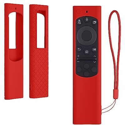 kwmobile Étui compatible avec Samsung Smart TV TM2280e BN59-01385 / BN59-01386 / BN59-01391A coque Coque télécommande TV en silicone rouge kwmobile Étui compatible avec Samsung Smart TV TM2280e BN59-01385 / BN59-01386 / BN59-01391A coque Coque télécommande TV en silicone rouge