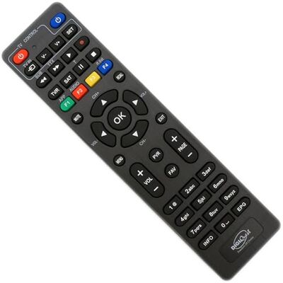 HTS e-com DigiQuest Télécommande originale pour Q10, Q20, Q30, TI9, fonctionne ergonomique sur DigiQuest, touches programmables et 2 en 1 pour TV TLC127 HTS e-com DigiQuest Télécommande originale pour Q10, Q20, Q30, TI9, fonctionne ergonomique sur DigiQuest, touches programmables et 2 en 1 pour TV TLC127