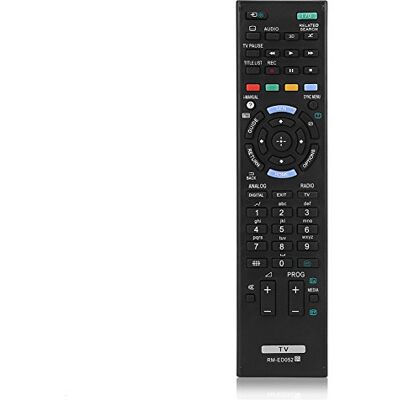 Diyeeni Remplacement Télécommande pour TV RM-ED052 / RM-ED050 / RM-ED047 / RM-ED053 / RM-ED060, Portée 10m Smart TV Télécommande Noir Diyeeni Remplacement Télécommande pour TV RM-ED052 / RM-ED050 / RM-ED047 / RM-ED053 / RM-ED060, Portée 10m Smart TV Télécommande Noir