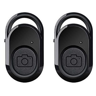 AMATHINGS 2 déclencheurs de caméra Télécommande avec un bouton avec technologie Bluetooth Déclencheur à distance pour smartphones et tablettes (iOS et Android) un bouton AMATHINGS 2 déclencheurs de caméra Télécommande avec un bouton avec technologie Bluetooth Déclencheur à distance pour smartphones et tablettes (iOS et Android) un bouton