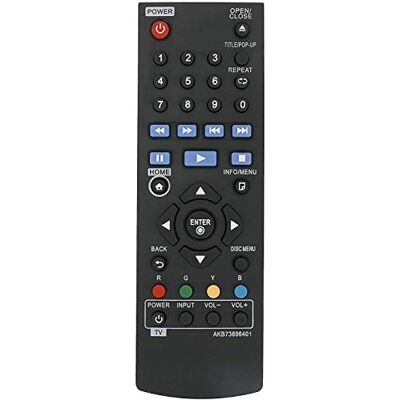 ALLIMITY AKB73896401 Télécommande compatible avec LG Blu-ray Disc DVD Player BP135 BP135W-N BP155 BP165 BP175 BP240-P BP250-N BP255-N BP300 BP335W-N BP340 BP350-N bpm25 ALLIMITY AKB73896401 Télécommande compatible avec LG Blu-ray Disc DVD Player BP135 BP135W-N BP155 BP165 BP175 BP240-P BP250-N BP255-N BP300 BP335W-N BP340 BP350-N bpm25