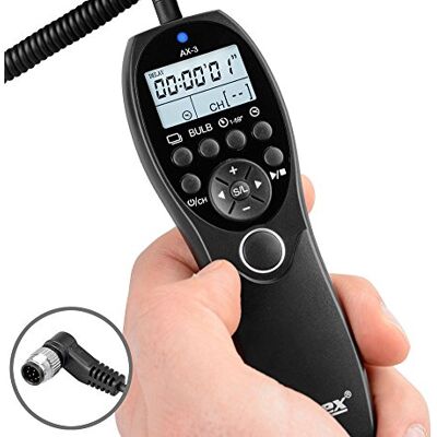 ayex AX-3 Déclencheur à Distance DC0 pour Nikon D810, D800, D700, D5, D4, D4S, D3 etc. ayex AX-3 Déclencheur à Distance DC0 pour Nikon D810, D800, D700, D5, D4, D4S, D3 etc.
