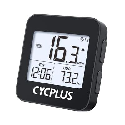 CYCPLUS Ordinateur de vélo GPS sans fil G1, 70 g, écran 2,0", IPX6, 1200 Tachymètre et compteur kilométrique vélo, rétroéclairage automatique, autonomie 55h, analyse des données professionnelle CYCPLUS Ordinateur de vélo GPS sans fil G1, 70 g, écran 2,0", IPX6, 1200 Tachymètre et compteur kilométrique vélo, rétroéclairage automatique, autonomie 55h, analyse des données professionnelle