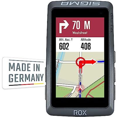 Sigma SPORT ROX 12.1 EVO Basic Set – Night Grey GPS vélo Europe Bluetooth, GPS, GLONASS Sigma SPORT ROX 12.1 EVO Basic Set – Night Grey GPS vélo Europe Bluetooth, GPS, GLONASS