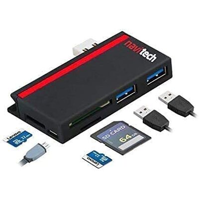 Navitech USB 3.0 Adaptateur De Carte Mémoire avec SD/Micro SD Slots Compatible avec Le Lenovo ThinkPad X1 Titanium Yoga 13.5 Navitech USB 3.0 Adaptateur De Carte Mémoire avec SD/Micro SD Slots Compatible avec Le Lenovo ThinkPad X1 Titanium Yoga 13.5