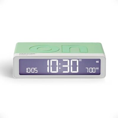 Lexon Flip Classic réveil Matin Lumineux, réversible avec Faces on Off et Fonction Snooze, à écran LCD et Lumière Tactile, Rechargeable par USB-C Menthe Glossy Lexon Flip Classic réveil Matin Lumineux, réversible avec Faces on Off et Fonction Snooze, à écran LCD et Lumière Tactile, Rechargeable par USB-C Menthe Glossy