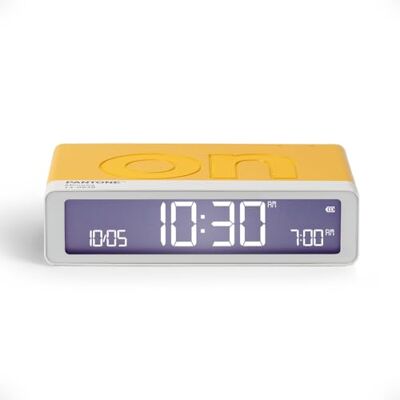 Lexon Flip Classic réveil Matin Lumineux, réversible avec Faces on Off et Fonction Snooze, à écran LCD et Lumière Tactile, Rechargeable par USB-C Jaune Glossy Lexon Flip Classic réveil Matin Lumineux, réversible avec Faces on Off et Fonction Snooze, à écran LCD et Lumière Tactile, Rechargeable par USB-C Jaune Glossy