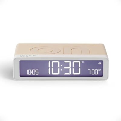 Lexon Flip Classic réveil Matin Lumineux, réversible avec Faces on Off et Fonction Snooze, à écran LCD et Lumière Tactile, Rechargeable par USB-C Sand Dollar Lexon Flip Classic réveil Matin Lumineux, réversible avec Faces on Off et Fonction Snooze, à écran LCD et Lumière Tactile, Rechargeable par USB-C Sand Dollar