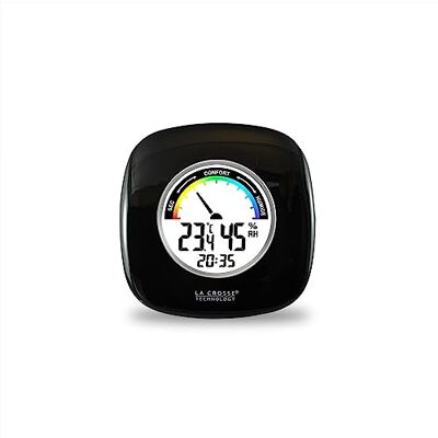 La Crosse Technology Thermomètre Hygromètre WT139 Noir La Crosse Technology Thermomètre Hygromètre WT139 Noir