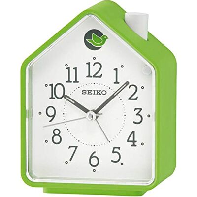 Seiko Réveil en Plastique avec trotteuse silencieuse., Vert, Réveil Seiko Réveil en Plastique avec trotteuse silencieuse., Vert, Réveil