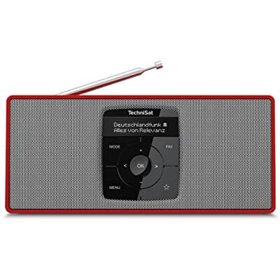 TechniSat DIGITRADIO 2 S Radio stéréo DAB portable avec batterie (DAB+, FM, Streaming audio par Bluetooth, Ecran OLED, Prise casque, Stéréo 2 W RMS) Rouge/Argent TechniSat DIGITRADIO 2 S Radio stéréo DAB portable avec batterie (DAB+, FM, Streaming audio par Bluetooth, Ecran OLED, Prise casque, Stéréo 2 W RMS) Rouge/Argent