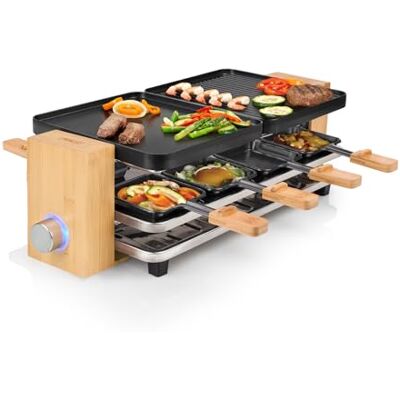 Princess 162918 - Noir, Bois - Gril à raclette Princess 162918 - Noir, Bois - Gril à raclette