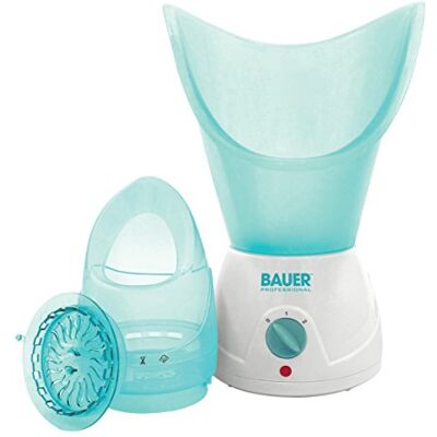 Bauer Professional Bauer 38680 Aqua Care Kit vapeur et inhalateur nasal pour peau plus douce et élimine les points noirs Bauer Professional Bauer 38680 Aqua Care Kit vapeur et inhalateur nasal pour peau plus douce et élimine les points noirs