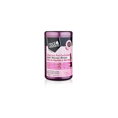 Real Natura Masque Sans Sel Pro-Cachinhos Nutrition Douce pour Enfants Hydratation Intense Définition des Boucles Format 1000 gr Real Natura Masque Sans Sel Pro-Cachinhos Nutrition Douce pour Enfants Hydratation Intense Définition des Boucles Format 1000 gr