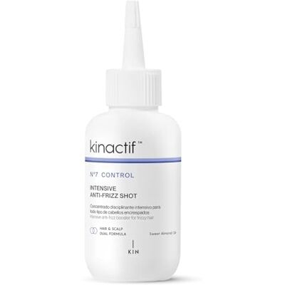 KIN ACTIF N°7 CONTROL/Intensive Anti-Frizz Shot 100 ml / Concentré intensif anti-frisottis. KIN ACTIF N°7 CONTROL/Intensive Anti-Frizz Shot 100 ml / Concentré intensif anti-frisottis.