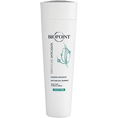 BIOPOINT Dermocare Anti-Chute Cheveux Shampooing Anti-Chute Homme, Nettoie avec délicatesse, fortifie, corps et volume les cheveux, favorisant la vitalité, 200 ml BIOPOINT Dermocare Anti-Chute Cheveux Shampooing Anti-Chute Homme, Nettoie avec délicatesse, fortifie, corps et volume les cheveux, favorisant la vitalité, 200 ml