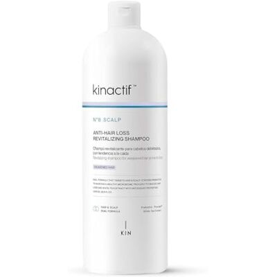 KIN actif Nº8 Scalp 1000 ml Anti-Hair Loss Revitalizing Shampoo Combat la chute des cheveux et renforce la fibre capillaire dès la racine. KIN actif Nº8 Scalp 1000 ml Anti-Hair Loss Revitalizing Shampoo Combat la chute des cheveux et renforce la fibre capillaire dès la racine.