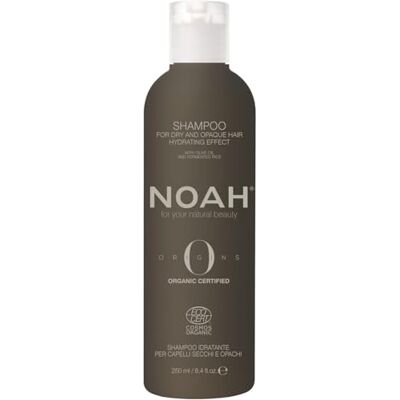 Noah Cosmos Organic Shampooing hydratant pour cheveux secs et opaques à l'huile d'olive et riz fermenté, 250 ml Noah Cosmos Organic Shampooing hydratant pour cheveux secs et opaques à l'huile d'olive et riz fermenté, 250 ml