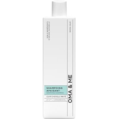 OMA & ME Shampoing Apaisant Cheveux Irrités Calme les Démangeaisons du Cuir Chevelu et Lave en Douceur 94% d'Ingrédients Sans Sulfates, Fabriqué en France 250ml OMA & ME Shampoing Apaisant Cheveux Irrités Calme les Démangeaisons du Cuir Chevelu et Lave en Douceur 94% d'Ingrédients Sans Sulfates, Fabriqué en France 250ml