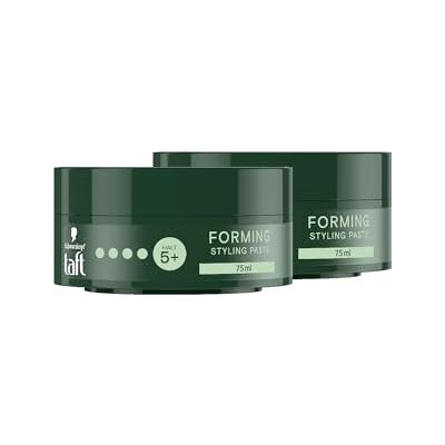 TAFT Schwarzkopf Paste Forming Pâte coiffante (2 x 75 ml) pour des looks inachevés, douce pour les cheveux et le cuir chevelu, végétalienne, coiffante TAFT Schwarzkopf Paste Forming Pâte coiffante (2 x 75 ml) pour des looks inachevés, douce pour les cheveux et le cuir chevelu, végétalienne, coiffante