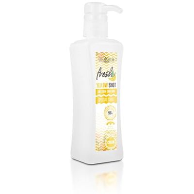 SALERM Activateur de boucles en crème Curly Cream Yellow Shot 300 ml Biokera Fresh Boucles définies Hydratation profonde du cheveu Élimine les frisottis Sans sulfates ni parabènes SALERM Activateur de boucles en crème Curly Cream Yellow Shot 300 ml Biokera Fresh Boucles définies Hydratation profonde du cheveu Élimine les frisottis Sans sulfates ni parabènes