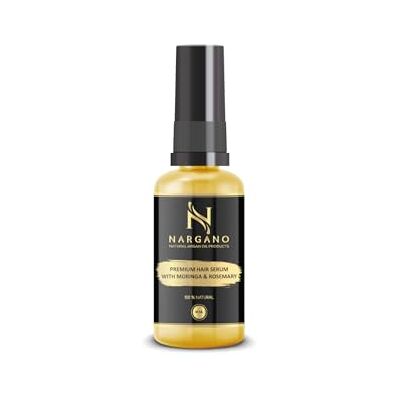 Nargano Sérum capillaire de qualité supérieure avec moringa et romarin 30 ml Naturel Nargano Sérum capillaire de qualité supérieure avec moringa et romarin 30 ml Naturel