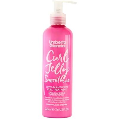 Umberto Giannini Curl Smoothie Après-shampoing sans rinçage – Démêlant sans silicone au beurre de karité pour cheveux bouclés, ondulés et bouclés, 7.6 fl oz / 225 ml Umberto Giannini Curl Smoothie Après-shampoing sans rinçage – Démêlant sans silicone au beurre de karité pour cheveux bouclés, ondulés et bouclés, 7.6 fl oz / 225 ml