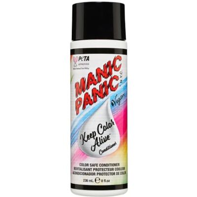 Manic Panic Keep Color Alive Colour Safe Conditioner, Vegan Cruelty Free Conditioner, Colour Stays For Longer, Maintains Colour, 236ml Manic Panic Keep Color Alive Colour Safe Conditioner, Vegan Cruelty Free Conditioner, Colour Stays For Longer, Maintains Colour, 236ml