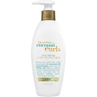 OGX Coconut Milk Curl Crème de définition pour cheveux bouclés 177 ml OGX Coconut Milk Curl Crème de définition pour cheveux bouclés 177 ml