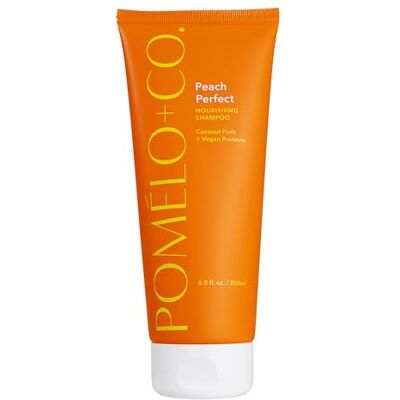 POMÉLO + CO. Pomélo+Co. Shampooing hydratant à la pêche avec protéines végétales pour plus de brillance et de souplesse / soin des cheveux pour cheveux secs / Peach Perfect 200 ml POMÉLO + CO. Pomélo+Co. Shampooing hydratant à la pêche avec protéines végétales pour plus de brillance et de souplesse / soin des cheveux pour cheveux secs / Peach Perfect 200 ml