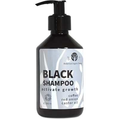 B.O.T cosmetic & wellness Shampooing Oignon, Caféine et Huile de Ricin Cheveux Gras et Barbe Antipelliculaire, Volume, Croissance, Anti-Chute et Hydratation Sans Sulfate 250 ml B.O.T cosmetic & wellness Shampooing Oignon, Caféine et Huile de Ricin Cheveux Gras et Barbe Antipelliculaire, Volume, Croissance, Anti-Chute et Hydratation Sans Sulfate 250 ml