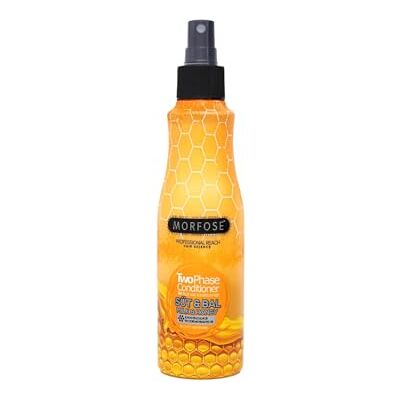 MORFOSE Milk & Honey Après-shampoing 2 phases 220 ml – Spray de soin sans rinçage avec extraits de lait et de miel – Hydratation intense et brillance sans rinçage MORFOSE Milk & Honey Après-shampoing 2 phases 220 ml – Spray de soin sans rinçage avec extraits de lait et de miel – Hydratation intense et brillance sans rinçage