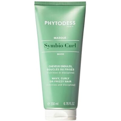 PHYTODESS Masque SYMBIO CURL Soin Cheveux Ondulés, Bouclés ou Frisés 200ml Nutrition, Discipline et Définition des Boucles PHYTODESS Masque SYMBIO CURL Soin Cheveux Ondulés, Bouclés ou Frisés 200ml Nutrition, Discipline et Définition des Boucles