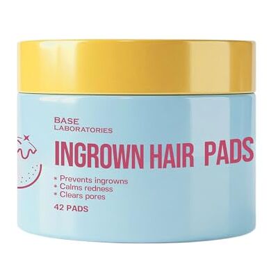 BASE LABORATORIES Disques Traitants Anti-Poils Incarnés aux AHA & BHA 42 Disques Exfoliants, Soin Feu du Rasoir, Traitement Kératose Pilaire, Boutons de Rasage, Poils Incarnés du Maillot BASE LABORATORIES Disques Traitants Anti-Poils Incarnés aux AHA & BHA 42 Disques Exfoliants, Soin Feu du Rasoir, Traitement Kératose Pilaire, Boutons de Rasage, Poils Incarnés du Maillot