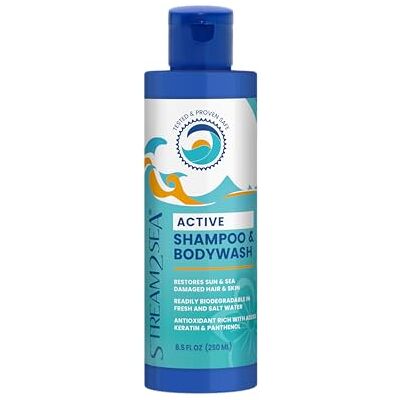 STREAM 2 SEA Shampoing et après-shampooing non toxique, gel douche 3 en 1 pour nager – Shampooing sans danger pour les récifs et pour les hommes, les femmes et les enfants bio entièrement naturel avec savon STREAM 2 SEA Shampoing et après-shampooing non toxique, gel douche 3 en 1 pour nager – Shampooing sans danger pour les récifs et pour les hommes, les femmes et les enfants bio entièrement naturel avec savon