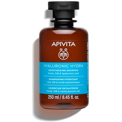 Apivita Hydration Shampooing Shampooing hydratant naturel avec acide hyaluronique, aloès et miel Offre une hydratation profonde des cheveux, un contrôle des frisottis, une prévention de la rupture Apivita Hydration Shampooing Shampooing hydratant naturel avec acide hyaluronique, aloès et miel Offre une hydratation profonde des cheveux, un contrôle des frisottis, une prévention de la rupture