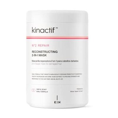 KIN Cosmetics Masque 2 en 1 actif Repair Reconstructing 900 ml KIN Cosmetics Masque 2 en 1 actif Repair Reconstructing 900 ml