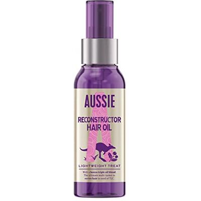 Aussie , Huile Capillaire Miracle Reconstructor, Soin des Cheveux, à l’Huile de Noix de Macadamia D’Australie, de Graine de Jojoba D’Australie et d’Avocat, 100ml Aussie , Huile Capillaire Miracle Reconstructor, Soin des Cheveux, à l’Huile de Noix de Macadamia D’Australie, de Graine de Jojoba D’Australie et d’Avocat, 100ml