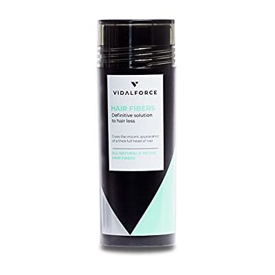 VIDALFORCE Fibres capillaires blond foncé 30 g I 100 % végétal I Thick Fiber I Poudre pour cheveux homme et femme I Dissimule la calvitie avec fibre capillaire naturelle I Hair Fibers I Microfibre VIDALFORCE Fibres capillaires blond foncé 30 g I 100 % végétal I Thick Fiber I Poudre pour cheveux homme et femme I Dissimule la calvitie avec fibre capillaire naturelle I Hair Fibers I Microfibre