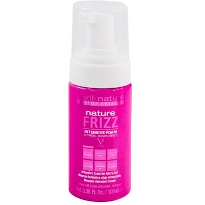 abril et nature Mousse Capillaire Nature Frizz Effet Lissant Intensif Pour Cheveux Frisés Mousse Anti-Frisottis Longue Durée 30 Jours Résultats Immédiats Facilite le Coiffage 100 ml abril et nature Mousse Capillaire Nature Frizz Effet Lissant Intensif Pour Cheveux Frisés Mousse Anti-Frisottis Longue Durée 30 Jours Résultats Immédiats Facilite le Coiffage 100 ml