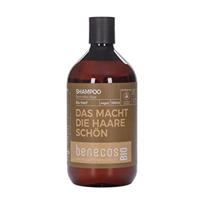 benecos Shampooing bio pour cheveux normaux au chanvre bio – Cela rend les cheveux beaux – végétalien – Plastique recyclé benecos Shampooing bio pour cheveux normaux au chanvre bio – Cela rend les cheveux beaux – végétalien – Plastique recyclé