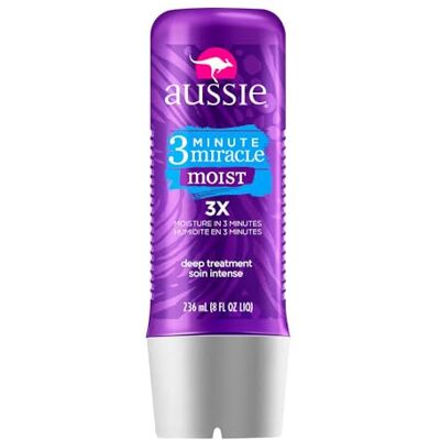 Aussie Traitement pour cheveux secs, miraculeux et intense en seulement 3 minutes, 235 ml Aussie Traitement pour cheveux secs, miraculeux et intense en seulement 3 minutes, 235 ml