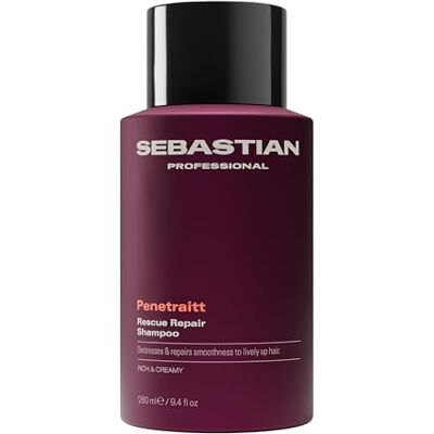 Sebastian Professional Penetraitt – Shampoing réparateur professionnel pour cheveux abîmés ou colorés, renforce et protège la fibre capillaire – 280 ml Sebastian Professional Penetraitt – Shampoing réparateur professionnel pour cheveux abîmés ou colorés, renforce et protège la fibre capillaire – 280 ml
