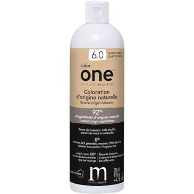 mulato Coloration Color One 6.0 blond foncé Patrice 300ML mulato Coloration Color One 6.0 blond foncé Patrice 300ML