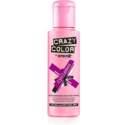 Crazy Color Renbow Crazy Colour Temporary Hair Dye Cyclamen 100ml Crazy Color Renbow Crazy Colour Temporary Hair Dye Cyclamen 100ml